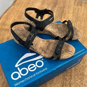 Abeo Black Wedges
